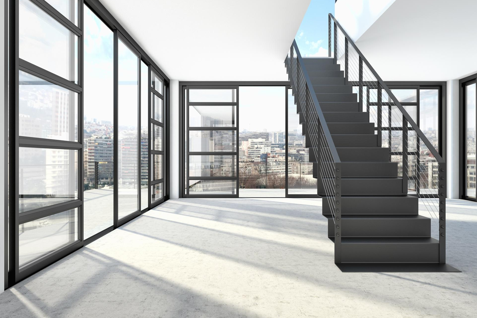 ติดตั้งจมูกบันไดภายในบ้านพักอาศัย