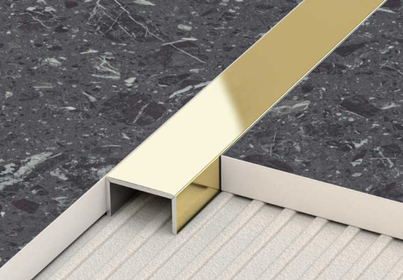 กรุยเชิงสแตนเลส U Shape Tile Trim