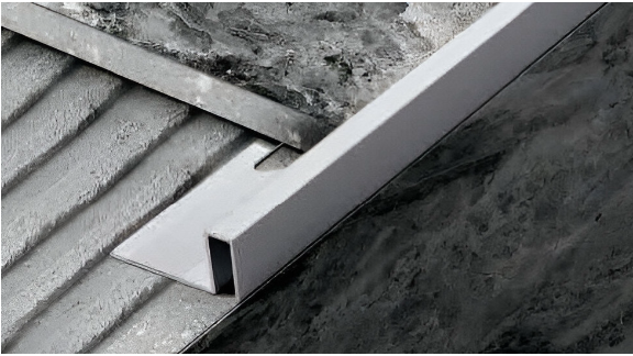 คิ้วอลูมิเนียมแบบเหลี่ยม Square Shape Tile Trim