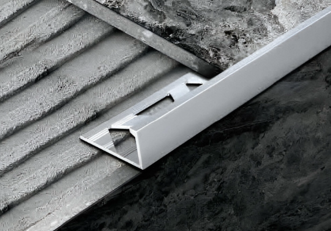 คิ้วอลูมิเนียมแบบตรง L-Shape Tile Trim