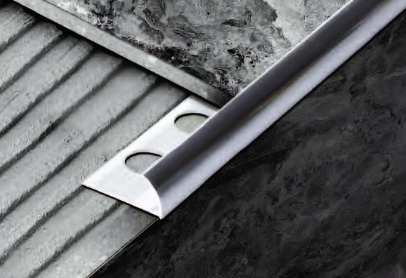 คิ้วอลูมิเนียมแบบโค้ง Round Shape Tile Trim