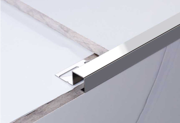 คิ้วสแตนเลสแบบเหลี่ยม Square Shape Tile Trim